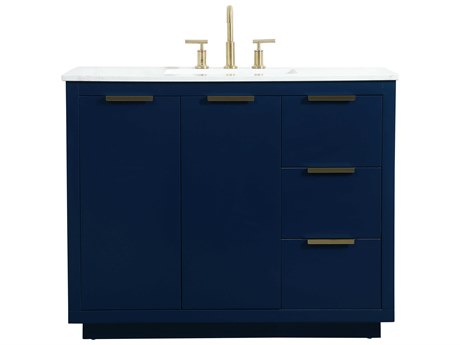 Elegant Lighting Blake Blue 42" Vanity