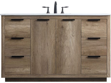 Elegant Lighting Blake Natural Oak Vanity