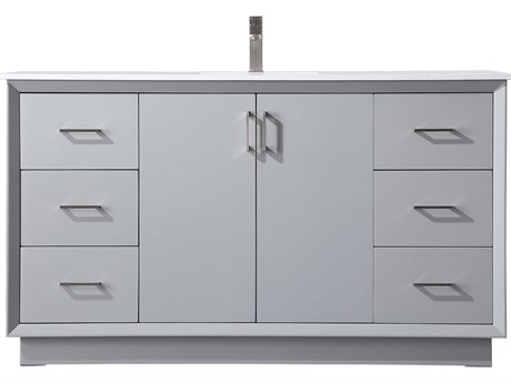 Elegant Lighting Hayes Grey Vanity