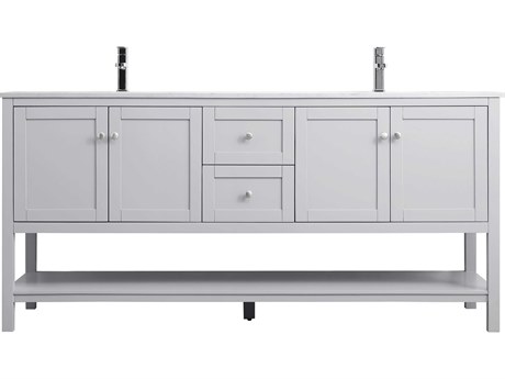 Elegant Lighting Heath Grey Vanity