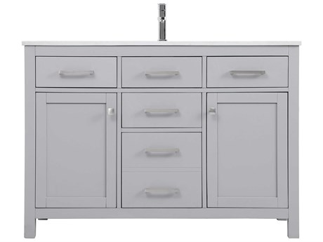 Elegant Lighting Lewis Grey Vanity