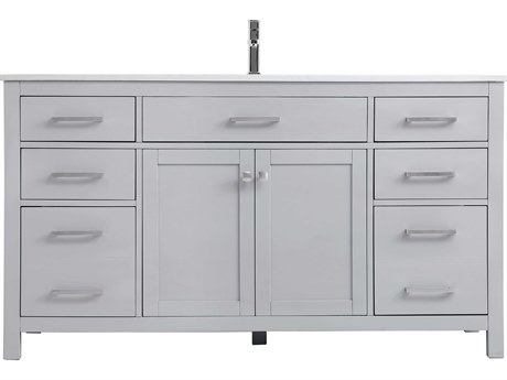 Elegant Lighting Lewis Grey Vanity