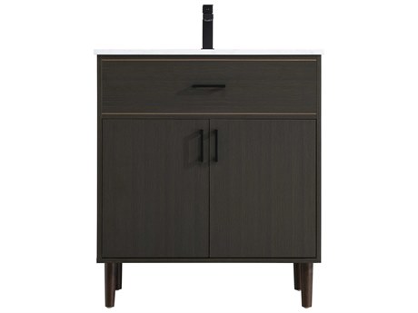 Elegant Lighting Chandler Mocha Brown 30" Vanity