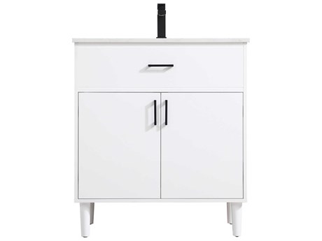 Elegant Lighting Chandler White 30" Vanity