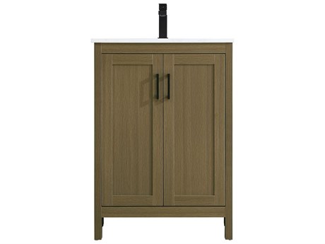 Elegant Lighting Finnley Chestnut Brown 24" Vanity