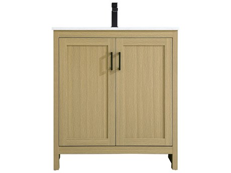 Elegant Lighting Finnley Honey Brown 30" Vanity