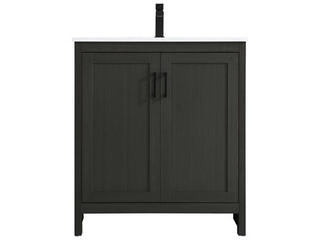 Elegant Lighting Finnley Mocha Brown 30" Vanity
