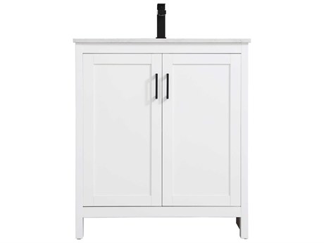 Elegant Lighting Finnley White 30" Vanity