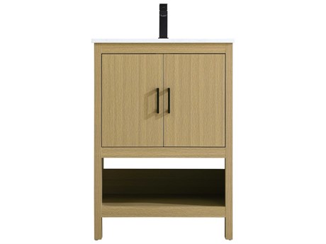 Elegant Lighting Ira Honey Brown 24" Vanity