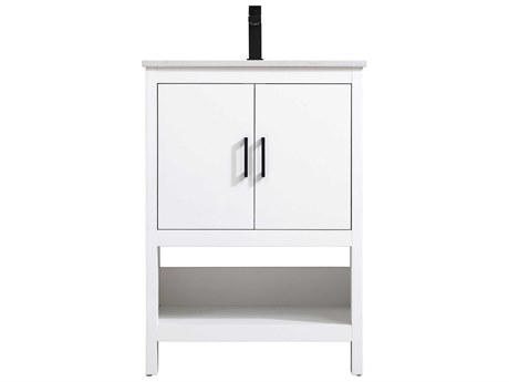 Elegant Lighting Ira White 24" Vanity
