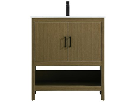 Elegant Lighting Ira Chestnut Brown 30" Vanity