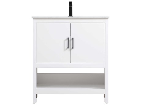 Elegant Lighting Ira White 30" Vanity
