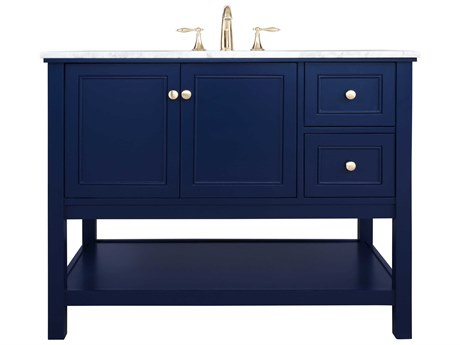 Elegant Lighting Metropolis Blue 42" Vanity