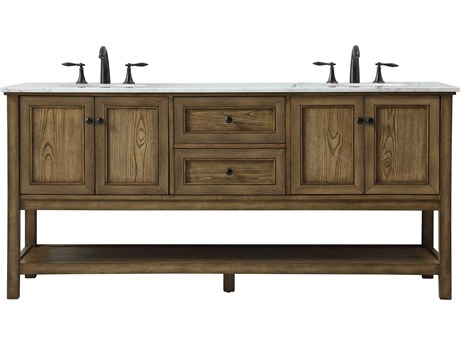 Elegant Lighting Metropolis Driftwood 72" Vanity