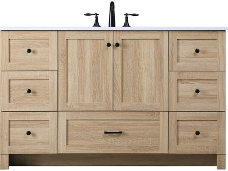 Elegant Lighting Soma 54" Mango Wood Vanity