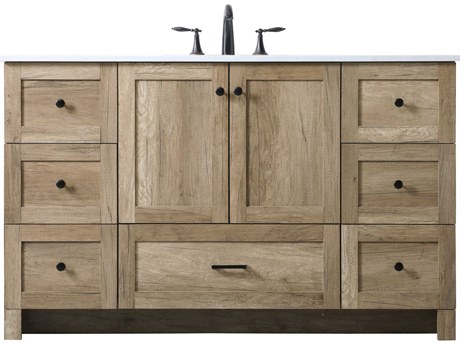Elegant Lighting Soma Natural Oak Vanity