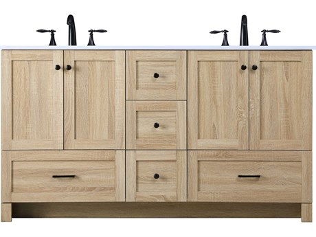 Elegant Lighting Soma 60" Mango Wood Vanity