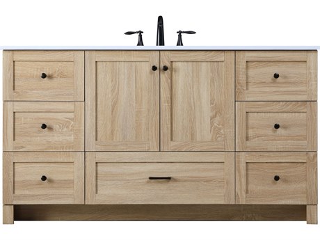 Elegant Lighting Soma 60" Mango Wood Vanity