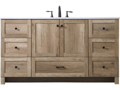 Elegant Lighting Soma Natural Oak Vanity