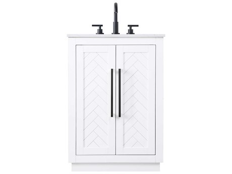 Elegant Lighting Chase White Vanity