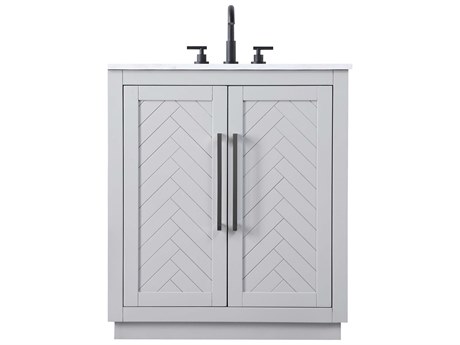 Elegant Lighting Chase Grey Vanity