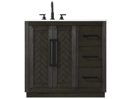 Elegant Lighting Chase Chocolate Oak Vanity