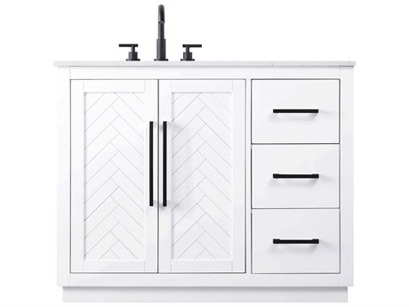 Elegant Lighting Chase White Vanity