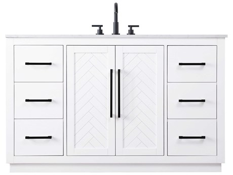 Elegant Lighting Chase White Vanity