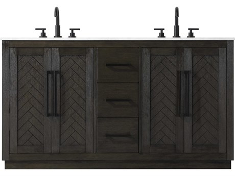 Elegant Lighting Chase Chocolate Oak Vanity