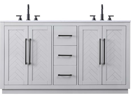 Elegant Lighting Chase Grey Vanity