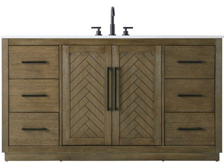 Elegant Lighting Chase Hazel Oak Vanity