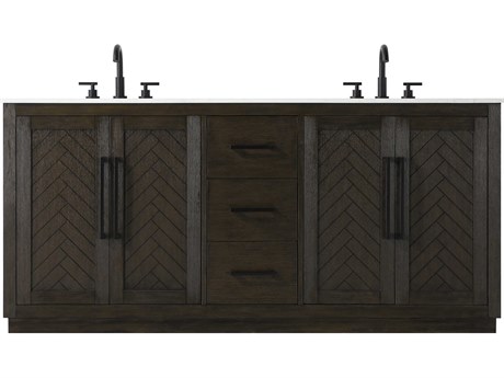 Elegant Lighting Chase Chocolate Oak Vanity