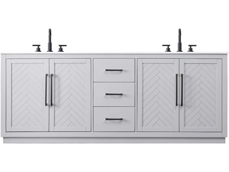 Elegant Lighting Chase Grey Vanity