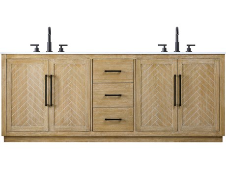 Elegant Lighting Chase Linen Oak Vanity