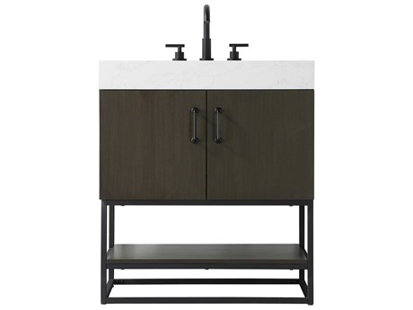Elegant Lighting Caroline Mocha Brown Vanity