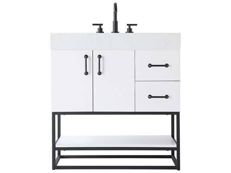 Elegant Lighting Caroline White Vanity