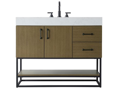 Elegant Lighting Caroline Chestnut Brown Vanity