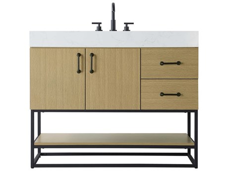 Elegant Lighting Caroline Honey Brown Vanity
