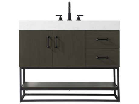 Elegant Lighting Caroline Mocha Brown Vanity