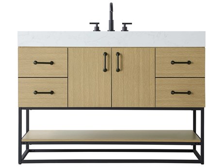Elegant Lighting Caroline Honey Brown Vanity