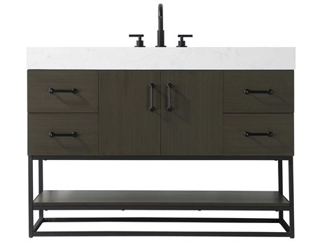 Elegant Lighting Caroline Mocha Brown Vanity