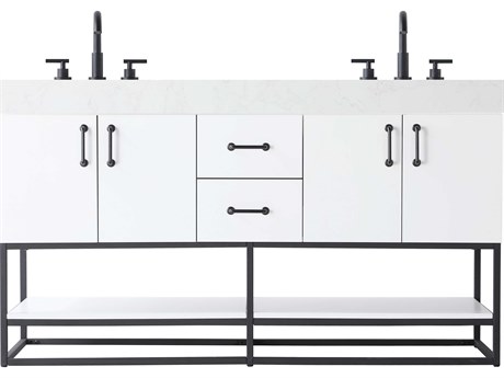 Elegant Lighting Caroline White Vanity