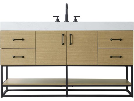 Elegant Lighting Caroline Honey Brown Vanity