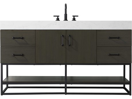 Elegant Lighting Caroline Mocha Brown Vanity