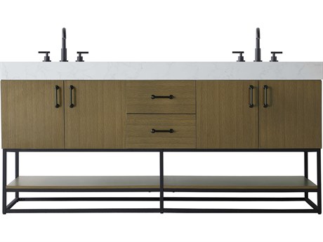 Elegant Lighting Caroline Chestnut Brown Vanity
