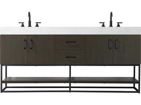 Elegant Lighting Caroline Mocha Brown Vanity