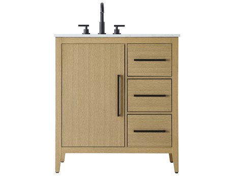 Elegant Lighting Millie Honey Brown Vanity
