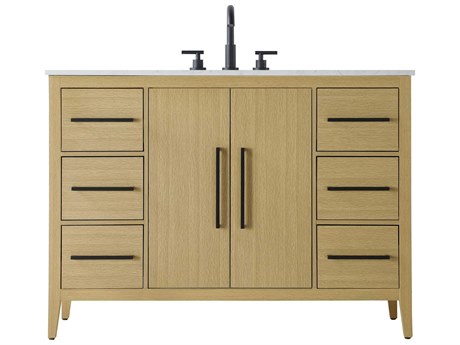 Elegant Lighting Millie Honey Brown Vanity