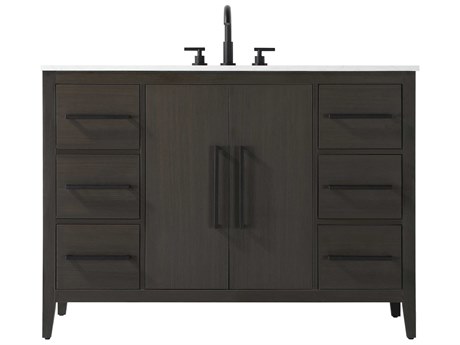 Elegant Lighting Millie Mocha Brown Vanity