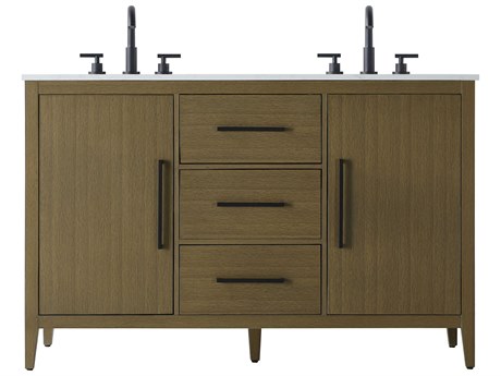 Elegant Lighting Millie Chestnut Brown Vanity